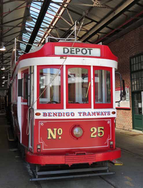 Bendigo Tramways Duncan & Fraser car 25